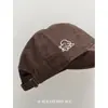 Boné de Baseball Bordado com Letra Estilo Luo Yuxiao para Mulheres, Novo Boné de Topo Macio com Aba Curva 2026 Primavera para Homens, Faz o Rosto Parecer Menor