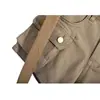 Shorts de Mezclilla Cargo para Mujer 2025 Primavera y Verano Nuevo Estilo Petite Cintura Alta Adelgazantes Caqui Línea A Versátiles Hot Pants