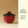 Cerámica Roja de la Ciudad Prohibida Hogareña Sancai Bol con Tapa, No Caliente al Tacto, Nuevo Estilo Chino 2025 Individual de Alto Nivel Juego de Té Tazón de Té