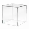 Procesamiento Personalizado de Cajas Acrílicas, Cajas de Exhibición Transparentes, Cubiertas Rectangulares a Prueba de Polvo con Tapa Abatible, Cajas de Regalo con Tapas
