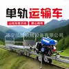 Veículo de transporte ferroviário de viga única para plantações de chá e pomares de montanha, apresentando desempenho de subida estável e capacidades confiáveis de transporte ferroviário