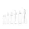 Fabricante Pet Cosmetics Botella de Plástico Transparente con Atomizador Botella Portátil con Bomba Atomizadora Botella Dispensadora de Loción Cosmética