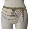Zhuru Clothing Acessórios Transfronteiriços Europeus e Americanos Estilo Ins Moda Retrô Corrente de Franjas Irregulares Corrente Corporal T0015