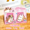 Ins lindo gato marcapáginas magnético dibujos animados doble pieza clip para página de lectura papelería de alto aprendizaje marcapáginas premio