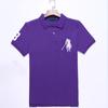 Ropa Polo para Hombre con Gran Logo de Caballo Bordado, Camiseta de Manga Corta, Polo de Manga Media para Golf para Hombre, Corte Holgado