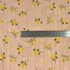 Venda Direta de Fábrica Tecido Estampado de Florzinha Amarela Estilo Étnico Listras Jacquard Primavera e Verão Algodão Puro Camisa Feminina Superfície Tecida