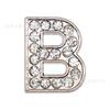 Sapatos de Jardim Mais Vendidos Transfronteiriços Acessórios DIY com Strass Charms para Tamanco em Estoque Decorações de Tamanco com Letras Douradas e Prateadas
