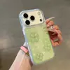 Trébol de Cuatro Hojas de la Suerte Patrón de Concha de Luz y Sombra Verde Aplicable a Funda de Teléfono Apple 17promax Xiaomi oppo Huawei vivo