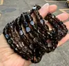 Pulsera de frijol de azúcar de amatista translúcida natural de forma libre Joyería DIY con cuentas Accesorios de cuentas sueltas de amatista Regalo para el Festival Qixi