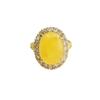 Anillo de Ámbar Natural Aiyu Anillo de Cera de Abeja Joyería de Estilo Étnico Fábrica Venta al por Mayor y Entrega S3120411