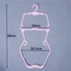 Novos Cabides de Plástico para Maiôs Infantis, Cabides para Exibição de Roupas de Banho, Cabides de Peça Única para Maiôs Infantis, Conjunto de 10 para Exibição