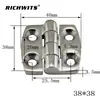 RICHWITS Acero Inoxidable 316 Herrajes para Yate Barco RV Bisagra Bisagra Mecánica para Gabinete Pulido Espejo