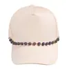 Ins Moda Versátil Boné Bico de Pato Corrente Dopamina Strass Corrente de Garfo Corrente de Chapéu Acessórios Personalidade Tendência Corrente de Chapéu