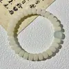 Pulseira de Bodhi Natural com Pastilhas de Flor Flutuante Multicoloridas, Círculo Único de Corte Reto, Alívio Silencioso do Estresse, Joia de Contas Budistas Macias para Envolver o Dedo