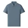 Camisas Polo de Verão Customizadas com Manga Curta, 40 Fios de Algodão Mercerizado de Fibra Longa, para Equipe de Gerenciamento e Funcionários da Dji