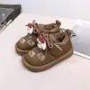 Novos Sapatos de Algodão Quentes de Inverno 2025 para Crianças, Botas de Neve Quentes de Cano Curto para Homens, Mulheres e Crianças, Sapatos Quentes para Bebê 5134