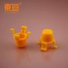 LJSZ4636 asiento de enchufe de rollo de dragón amarillo suave base de motor de desgarro de agua con demostración de aspa de ventilador pequeño desgarro de agua