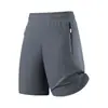 Pantalones Cortos de Seda Helada Transfronterizos de Verano para Hombre, Nuevos Pantalones Deportivos de Running de Secado Rápido de Corte Holgado, Pantalones Cortos de Baloncesto de Talla Grande para Hombre
