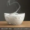 Nuevo Quemador de Incienso de Aleación de Cobre Estilo Chino, Pequeño Quemador de Incienso Nube Auspiciosa, Quemador Colgante de Grulla, Adorno Creativo para Uso Doméstico, Quemador de Incienso, Quemador de Sándalo