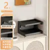 Estante de Almacenamiento Portavasos de Mesa, Estante Estrecho Pequeño para Tazas de Té de Encimera de Mesa de Comedor, Portavasos de Doble Capa, Estante de Almacenamiento para Juego de Té de Escritorio