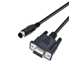 Cable de Conexión de Puerto Db9 a Mini Din6P Cable Serie D-Sub 9 Hembra Rs232 a Ps2 Cable de Conexión de Control Industrial