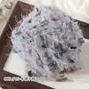 Hilo de Mohair Fino Girado a Mano y Mezclado a Mano Certificado de Seguridad para Bebés Color Caramelo Hilo de Lana DIY para Gorros de Crochet Hechos a Mano