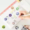 500 Pegatinas/Rollo Animales de la Selva Recompensa Pegatinas de Graffiti PVC Autoadhesivas Maestro Dibujos Animados Tarjetas de Regalo para Animar DIY