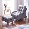 Sofá perezoso, perfecto para relajarse y echarse una siesta; una silla de balcón cómoda para relajarse y tomar un descanso al mediodía; un sofá popular de un solo asiento; una tumbona