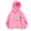 Sudadera con Capucha para Niña 2026 Nueva Estampado de Leopardo Corazón Macarrón Primavera y Otoño