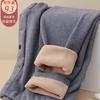 Calça Térmica de Lã de Cordeiro Feita Sob Medida, Calça Grossa de Algodão com Fleece para o Inverno, Leggings de Algodão Resistentes ao Frio, Calça de Camada de Base, Calça Térmica
