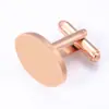 Vendas Diretas de Fábrica Produto Novo Transfronteiriço Abotoaduras Abotoaduras de Camisa Masculina Aço Inoxidável 20*14mm Abotoaduras Ovais