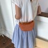 Bolsa Transversal Feminina Nova de Verão 2026 com Design de Nicho, Alça de Metal, Mini Transversal, Estilo Retro Casual com Corrente Tecida