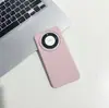 Funda de Teléfono de Color Sólido con Patrón de Lichi para Huawei P70PRO Agujero Grande MATE60 Tendencia P60PRO Funda Suave P70