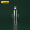 10 30 50 100ml Óleo Essencial Remédio para Peixe Frascos Pequenos Tampa de Alumínio Frascos de Plástico Frascos Reabastecíveis com Tampas Frascos Selados