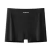 Pantalones Cortos de Seguridad Anti-Exposición de Algodón Puro para Mujer, Ropa Interior Versátil de Capa Base, Entrepierna de Algodón Puro, No Aprietan, Cubren Completamente, Estilo Boxer que se Ajusta a la Cadera para Damas