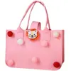 Bolsa de Animales de Fieltro de Dibujos Animados Bolso de Muñeca Linda Bolso de Mano de Fieltro Bolsas de Fiesta para Niños Bolso Tote Bolsa de Fieltro Personalizable