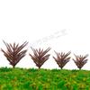 Estrutura de árvore com folha de prata estrutura de árvore ambiental modelo de plástico modelo de paisagem modelo de paisagem de jardim estrutura de tronco de árvore