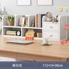 Estante de mesa para armazenamento de livros, pequena estante para dormitório estudantil, mesa para quarto, escritório, pequena estante para livros