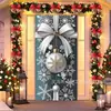 Cortina de Puerta Navideña Tela Colgante Árbol de Navidad Muñeco de Nieve Hombre Mayor Tema Decoración de Entrada Arreglo Festivo Fuente Transfronteriza Fábrica