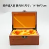 Caja de pulsera hueca de madera amarilla al por mayor Caja de cuentas de Buda caja de joyería joyería de jade caja de regalo caja de manualidades caja de joyería