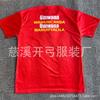 Camiseta Masculina de Campanha Zâmbia de Poliéster Seda Sublimação Manga Curta Gola Redonda Camiseta de Publicidade Fábrica Personalizada