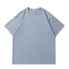 Estilo Verão 2026 220g Camiseta de Algodão Puro com Gola Redonda para Homens e Mulheres com Texto Impresso, Camiseta de Publicidade Cultural, Uniforme de Turma, Em Estoque Manga Curta com Impressão de Logo