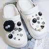 Zapatos de Agujeros Adaptables Accesorios Zapatos Bola de Pelo Accesorios de Flores Hebilla Decorativa Hebilla de Zapato Pantuflas diy Accesorios Superiores Galletas de Pedrería
