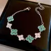 Pulsera de diamantes cuadrados, diseño elegante y moderno de la marca coreana Flu, pulsera delicada y con sentido de la moda, pulsera de celebridades de Internet, recién llegada para mujeres.