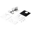Placa de Fijación para Bisagra de Acero Inoxidable Placa de Reparación de Bisagra para Puerta de Mueble y Gabinete Junta Herramienta de Reparación de Refuerzo para Instalación de Bisagra