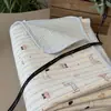 Han Feng Juego de Cubrecama de Algodón de Tres Piezas Lavado a la Arena Acolchado Cuatro Estaciones Algodón de Doble Cara Algodón de Tatami Sábana Antideslizante para Cama Cojín Kang