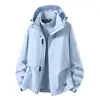 Chaqueta deportiva de exterior tres en uno desmontable, cortavientos e impermeable, personalizada con logotipo de empresa, para hombre