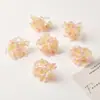 Cabezas de Flores de Hortensia Artificiales, Flores Falsas, Cinta Floral, Mini Hortensias para Accesorios de Cabello DIY, Flores para Pasador, Decoración de Hanfu, Fotografía de Viajes