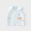 Chaleco para Bebé Chaleco Protector de Vientre Otoño e Invierno Doble Capa Chaqueta sin Mangas para Niños Top Cálido de Algodón Puro para Recién Nacido