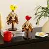 Alfombrilla Aislante para Árbol Anti-quemaduras Mesa Doméstica Pez Pequeño Adornos Creativos Bambú Resistente a Altas Temperaturas Posavasos para Árbol de Navidad